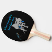 毎日ブルー 卓球ラケット (横)