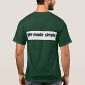 毎日ヘビー級 – 暗い心地よいT型» Tシャツ (裏面)