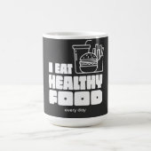 毎日ヘルシーな食事 コーヒーマグカップ (中央)