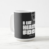 毎日ヘルシーな食事 コーヒーマグカップ (正面左)