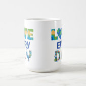 毎日マッチする愛の大地 コーヒーマグカップ (中央)