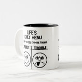 毎日メニューマグ ツートーンマグカップ (正面左)