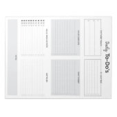 毎日モダンのTo Doリストのメモ帳 ノートパッド (正面)