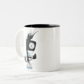 毎日モンスターのマグ ツートーンマグカップ (正面左)