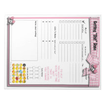 毎日リストする – ピンクのリボンと頭蓋骨