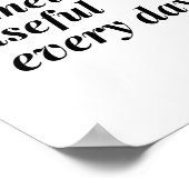 毎日何か役に立つようにしなさい。 ポスター (角)