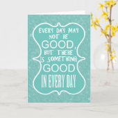 毎日何か良いカスタマイズ カード (黄色い花)