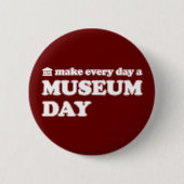 (毎日作る)博物館の日 缶バッジ (正面)