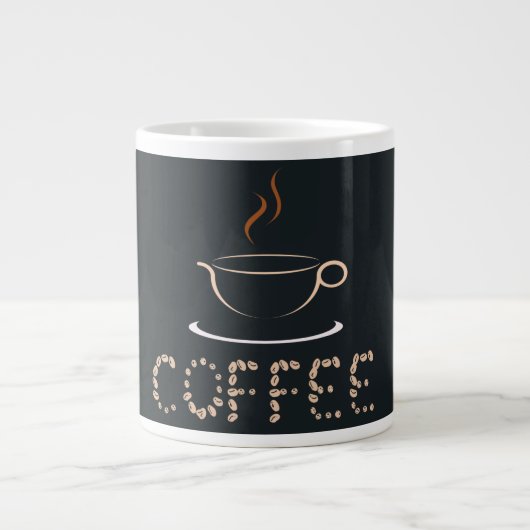 毎日使えるコーヒーマグ ジャンボコーヒーマグカップ (正面)