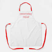 毎日使える楽しいキッチン - デザインオーダー可能!全機種対応エプロン エプロン (正面)