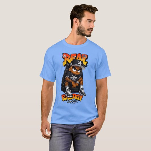 毎日元気にリアルエネルギー Tシャツ (正面フル)