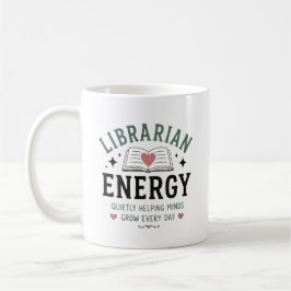 毎日助ける心が育つ司書エネルギー コーヒーマグカップ