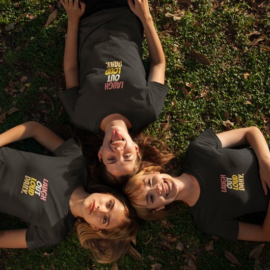 毎日大声で笑う トライブレンドＴシャツ