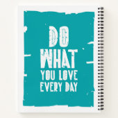 毎日好きなことをする ノートブック (裏面)