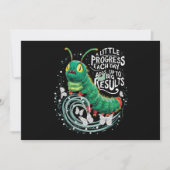 毎日少しずつの進歩 ハングリーケーターピラー 招待状 (正面)