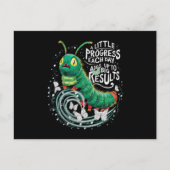 毎日少し進歩する空腹の毛虫 ポストカード (正面)