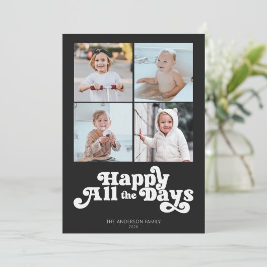 毎日幸せな4枚の写真 シーズンカード (スタンド正面)