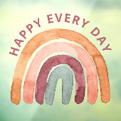 毎日幸せ – ボホ・レイモダンンボー・ウィンドウがしがみつく ウィンドウサイン (シート3)