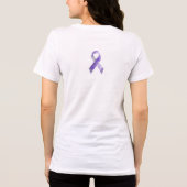 毎日強くなる 女性用シャツ - 励ましの力 トライブレンドＴシャツ (裏面)