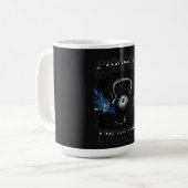 毎日強くなる - 日々の成長を称えるジムウェア コーヒーマグカップ (正面左)