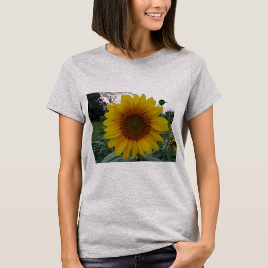 毎日快適なサンフラワーのTシャツ Tシャツ (正面)