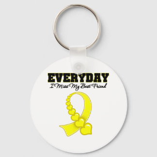 毎日恋しく思私の友最高の友の軍隊 キーホルダー