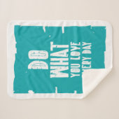 毎日愛するものをして下さい シェルパブランケット (正面(横))