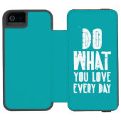 毎日愛するものをして下さい INCIPIO iPhoneウォレットケース (フォリオ Open)