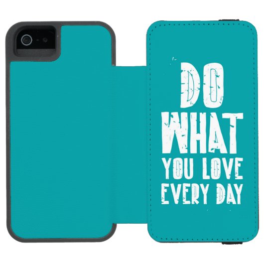 毎日愛するものをして下さい INCIPIO iPhoneウォレットケース (フォリオ Open)