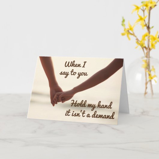 **毎日愛する** カード (黄色い花)