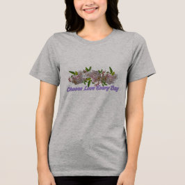 毎日愛を選ぶフローラルTシャツ | InspTシャツ トライブレンドＴシャツ