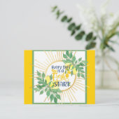 毎日感動的が新しいスタートだ ポストカード (スタンド正面)