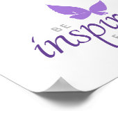 毎日感動的のインスパイア蝶である ポスター (角)