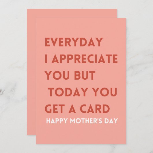 毎日感謝してるけど今日はカードもらえる シーズンカード (正面/裏面)