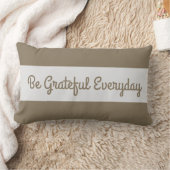 毎日感謝す賛美る ランバークッション (ブランケット)