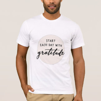 毎日感謝の気持ちでスタート Tシャツ