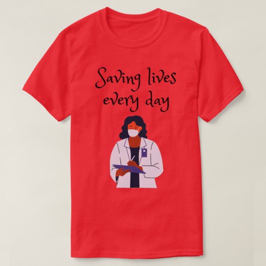 毎日救の生活 Tシャツ (デザイン正面)