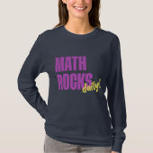 毎日数学を楽しもう先生 Tシャツ (正面)