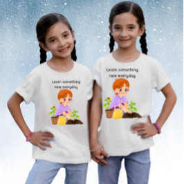 毎日新しいことを学ぼう Tシャツ