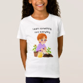 毎日新しいことを学ぼう Tシャツ (正面)