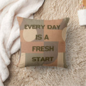 毎日新しいスタートだ クッション (ブランケット)