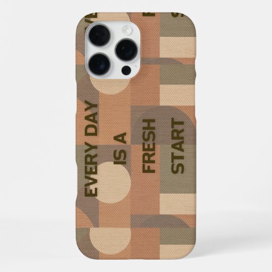 毎日新しいスタートだ iPhoneケース (裏面)