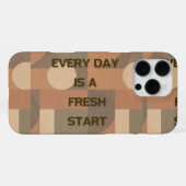 毎日新しいスタートだ iPhoneケース (裏面横)