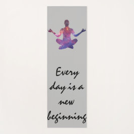 毎日新しい始まりだ ヨガマット