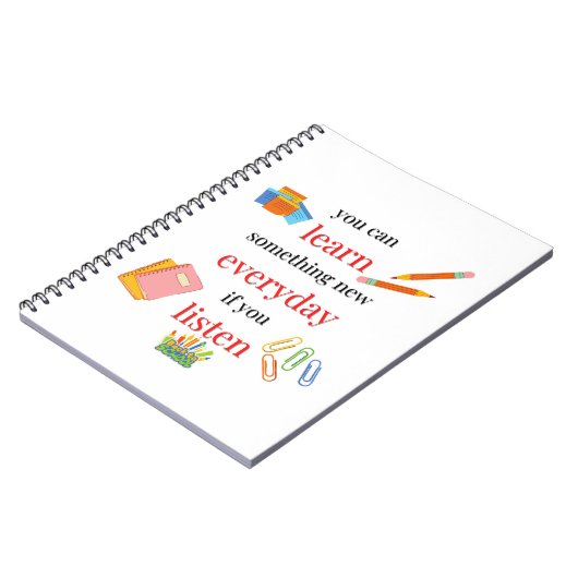 毎日新し学いものを作るもしことができる ノートブック (左側)