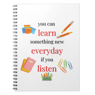 毎日新し学いものを作るもしことができる ノートブック