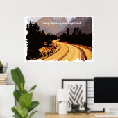 毎日曲がりくねった道が…ポスター ポスター (ホームオフィス)