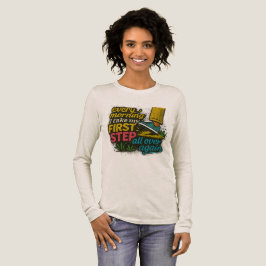 毎日朝の第一歩 - Tシャツ