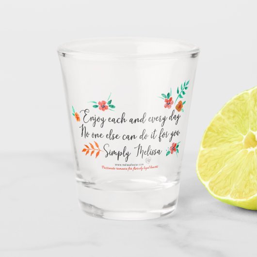 毎日楽しむのショットグラス ショットグラス (正面)
