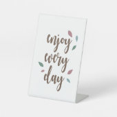 毎日楽しむのモチベーションを向上させる 台座サイン (正面)